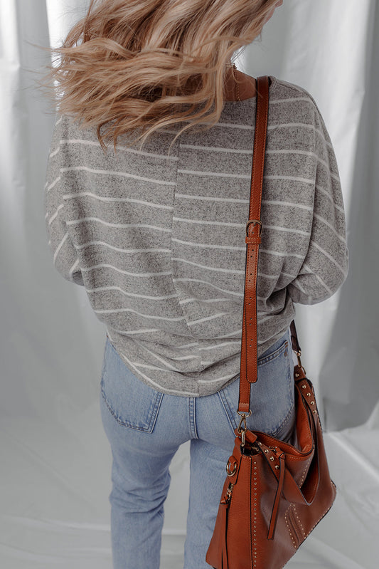 Bella Stripe Dolman Sleeve Top