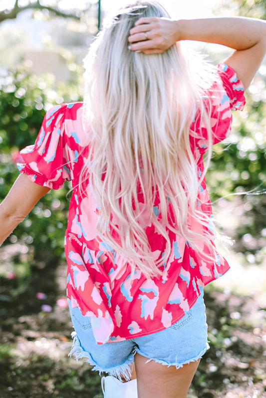 Elaina Smocked Puff Sleeve Blouse