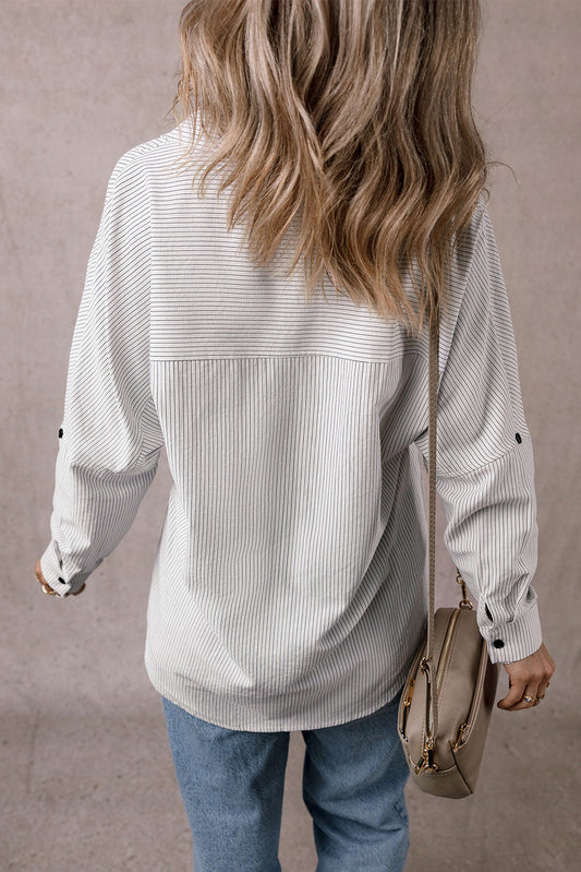 Zazita Tab Sleeve Long Shirt