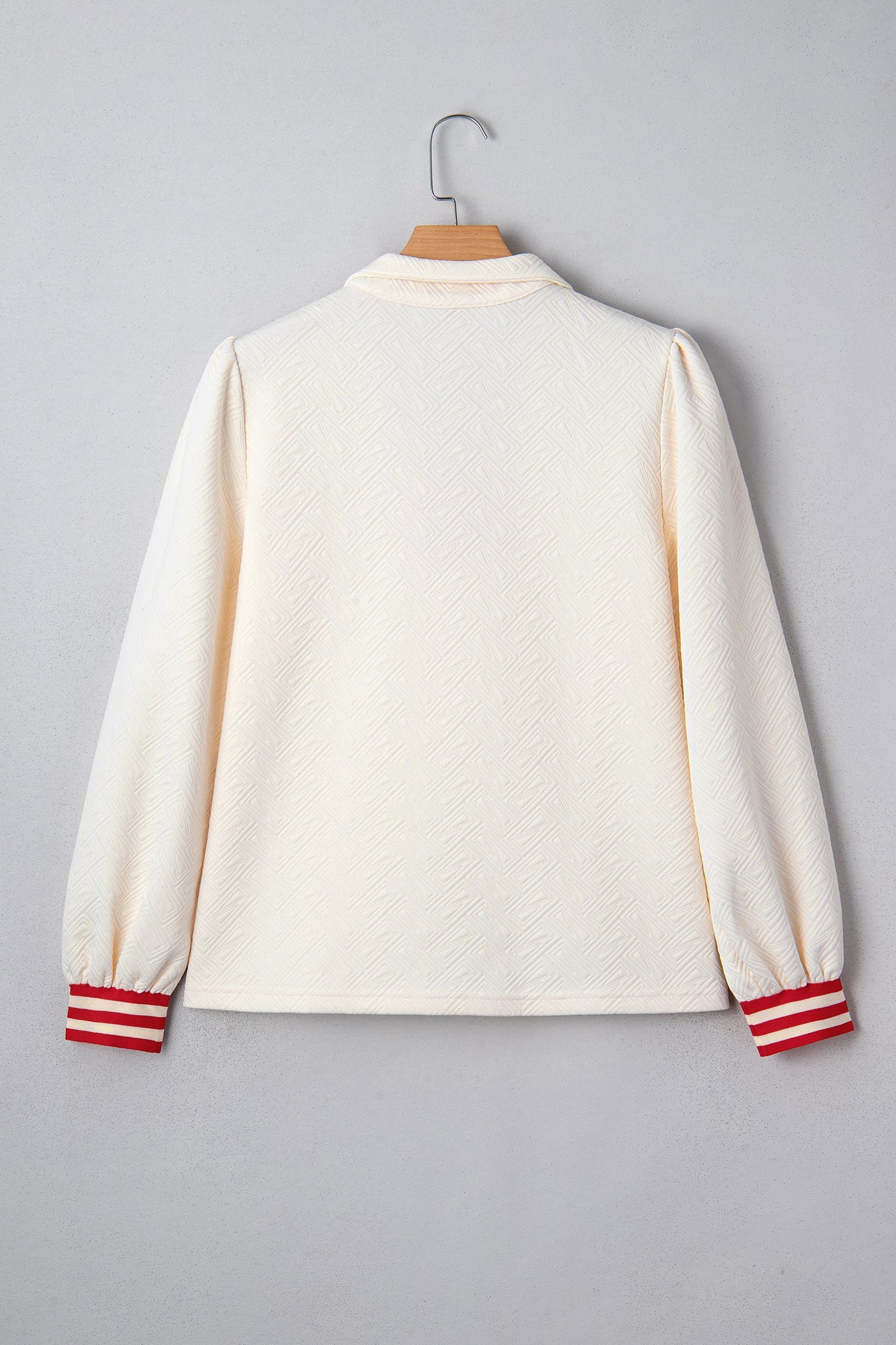 Danna Zipped Collar Pullover Top