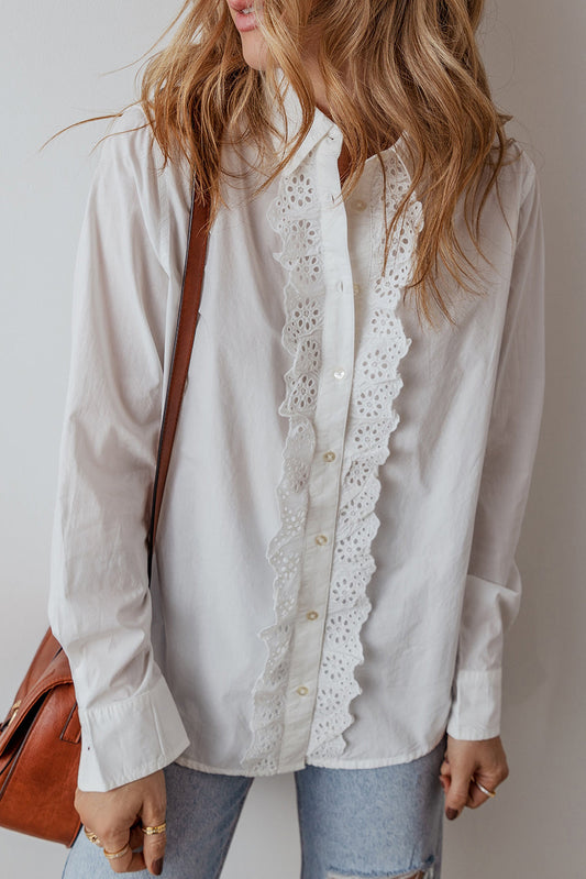 Zyla Turn Down Collar Shirt