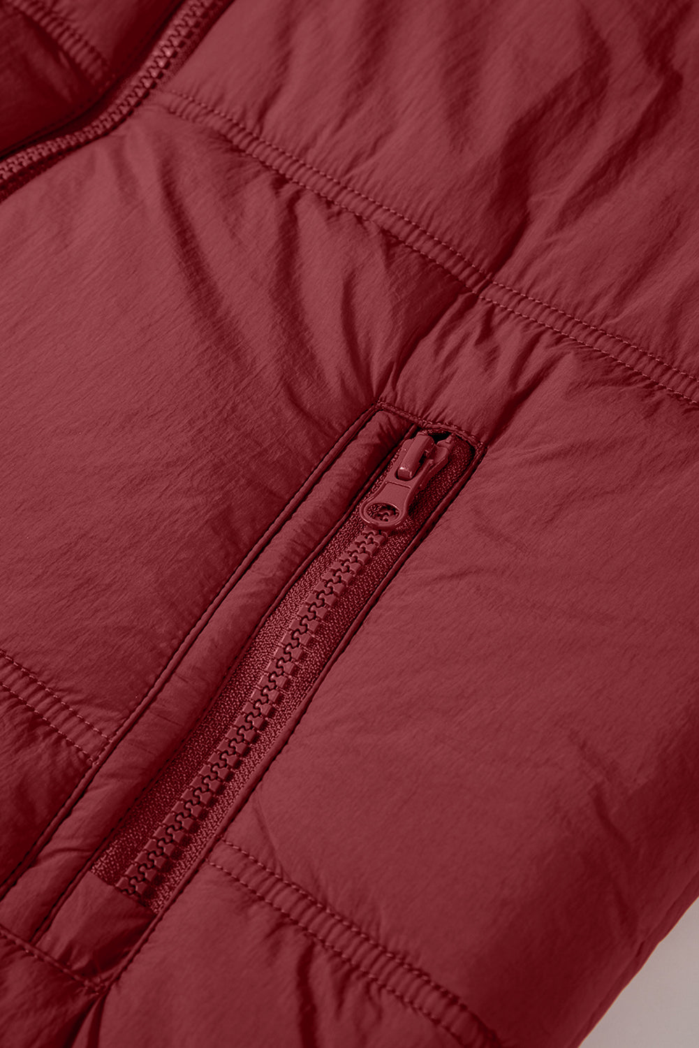 Clare Side Hooded Puffer Vest