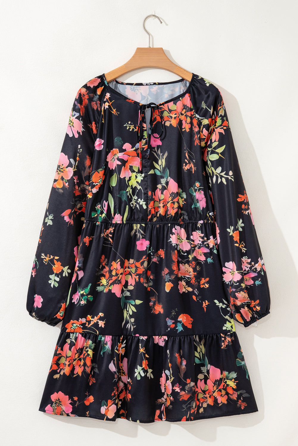 Pearl Long Sleeve Mini PLUS Dress
