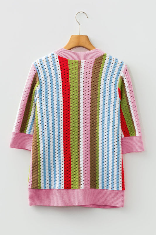 Alora Knit Short Sleeve Sweater