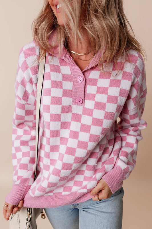 Thea Collar Drop Shoulder Sweater