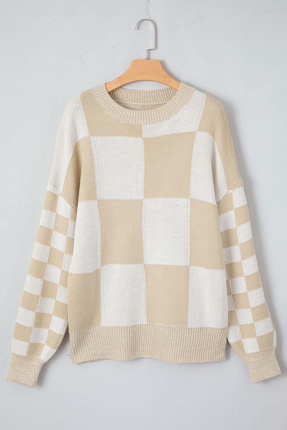 Abigail Print Drop Shoulder Sweater