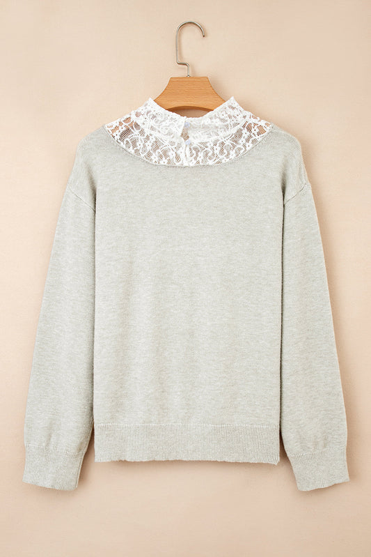 Sophia Patchwork Drop Shoulder Sweater