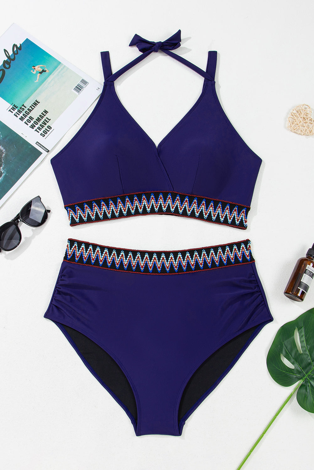 Eileen Knot High Waisted PLUS Bikini