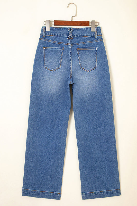 Mikaela Fly Straight Leg Jeans