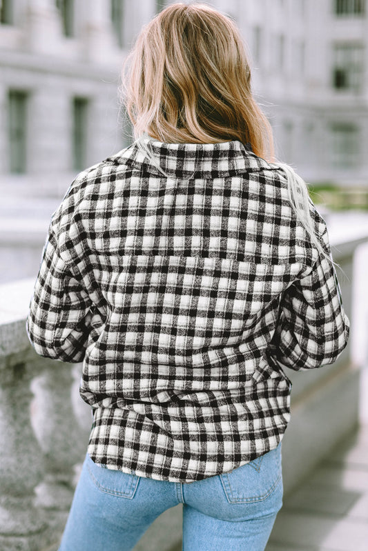 Ava Print Chest Tunic Shacket