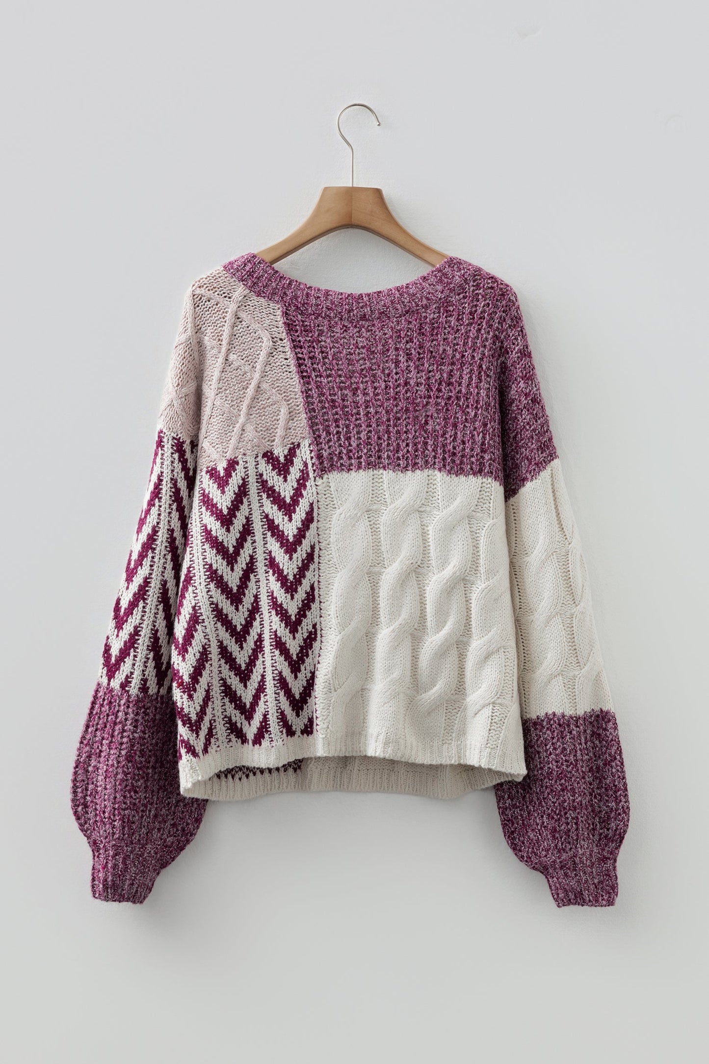 Elliott Back Loose Fit Sweater