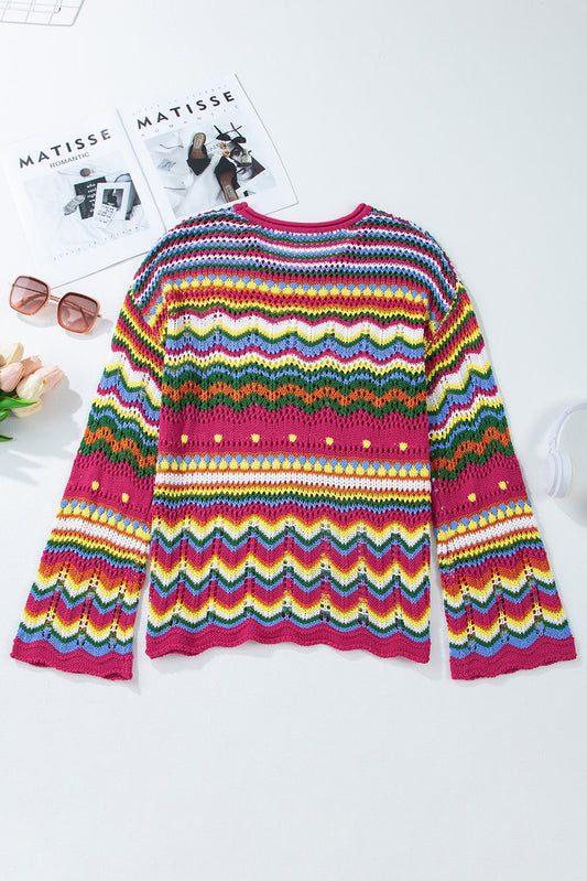 Madison Knit Loose Sleeve Sweater