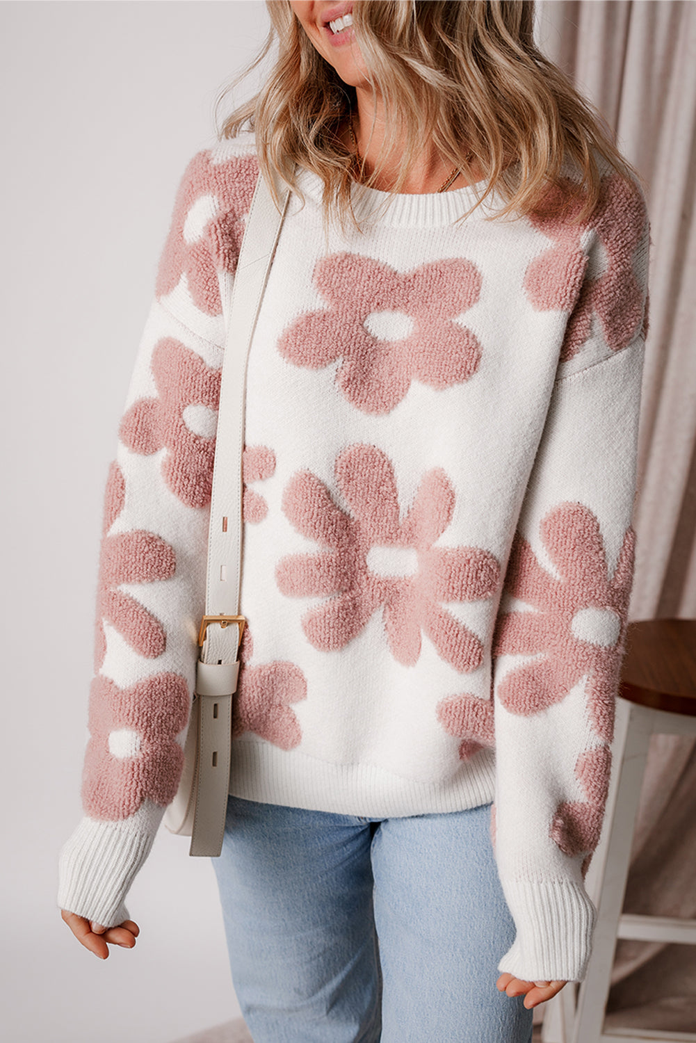 Brynleigh Drop Shoulder Loose Sweater
