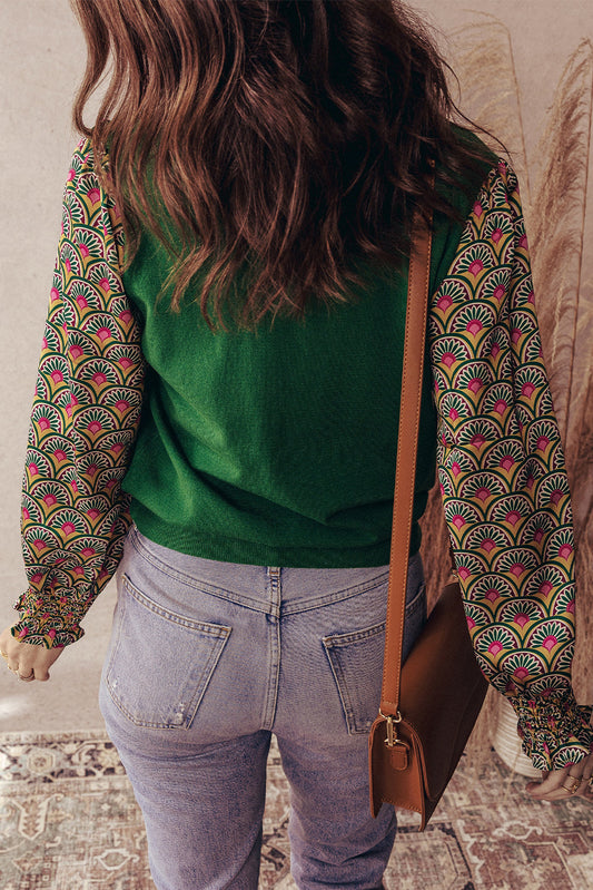 Amari Cuff Puff Sleeve Sweater