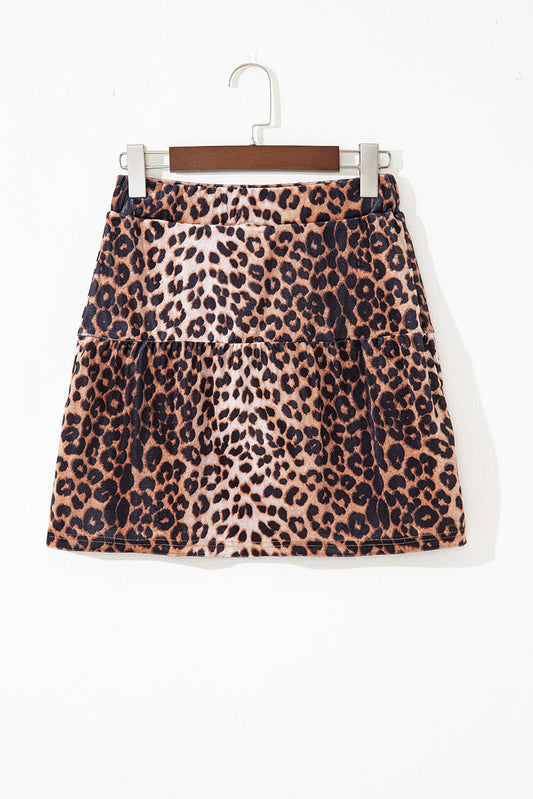 Giohana Patchwork Hot Mini Skirt
