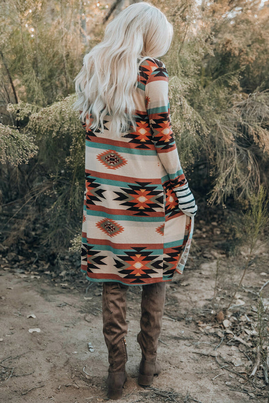 Paris Open Front Long Cardigan