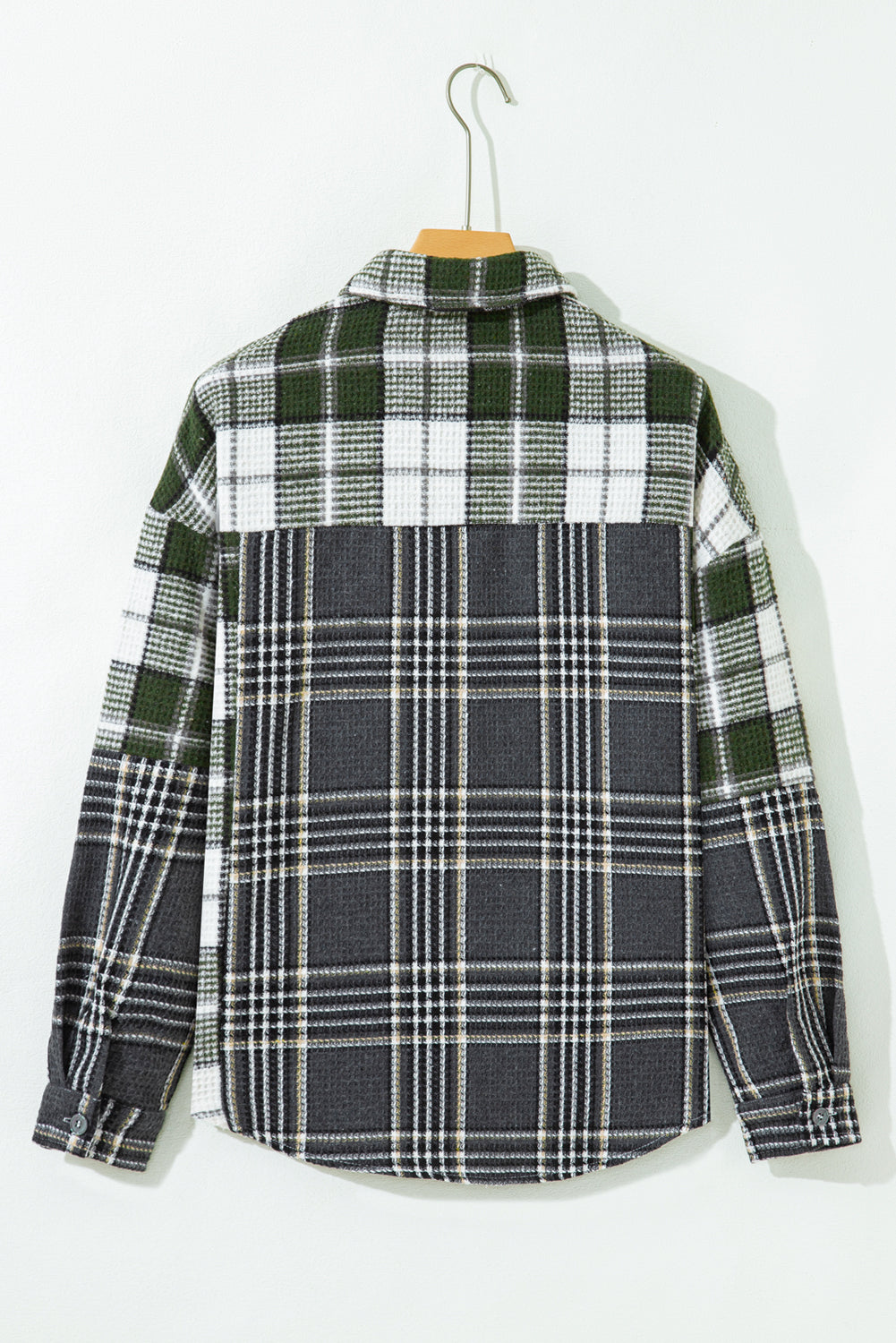 Scarlett Print Textured Knit Shacket
