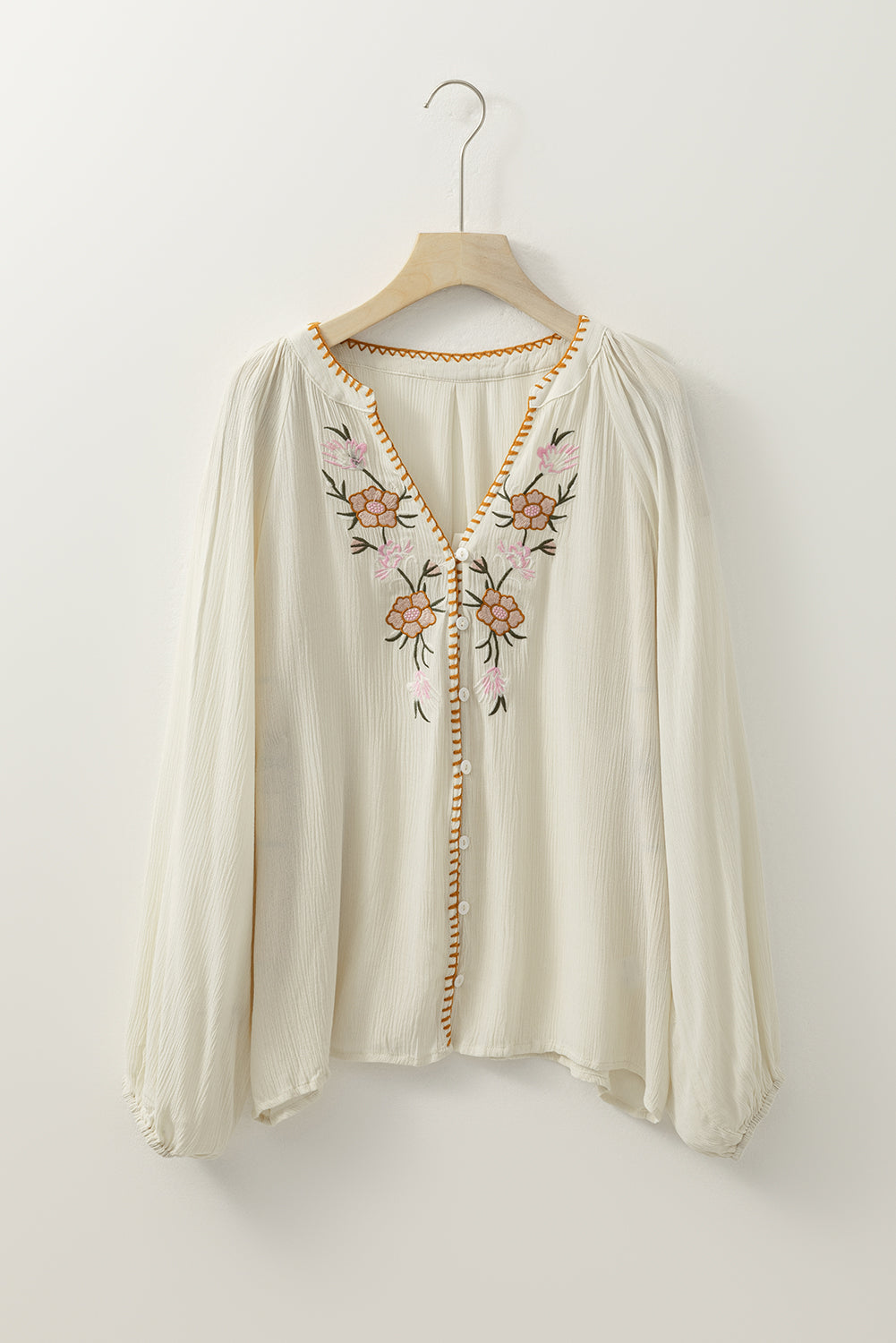 June Puff Sleeve Loose Shirt