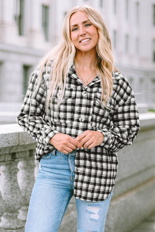 Ava Print Chest Tunic Shacket
