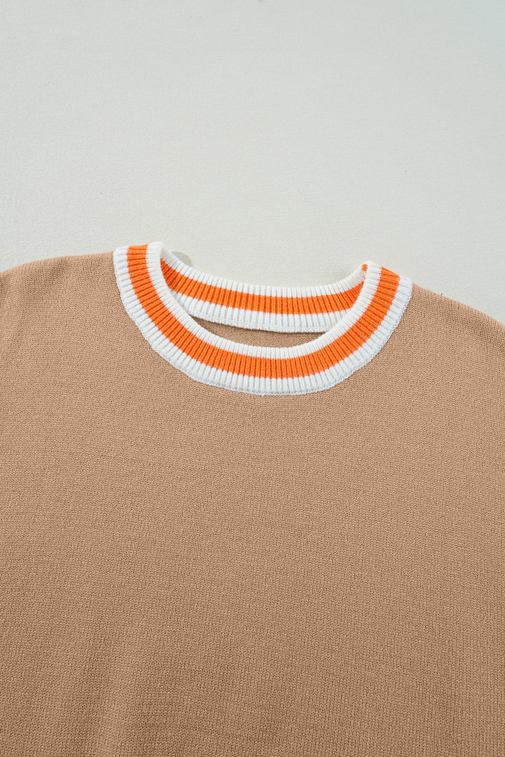 Sofia Trim Drop Shoulder Sweater