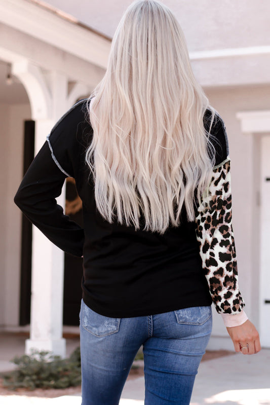 Aria Patchwork Hooded Sweatshirt