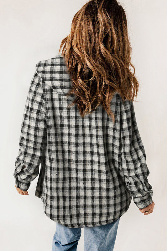 Evelyn Sherpa Lined Hooded Shacket
