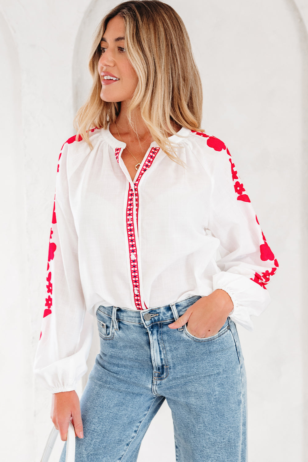 Karibella Sleeve Casual Shirt Long Sleeve Top