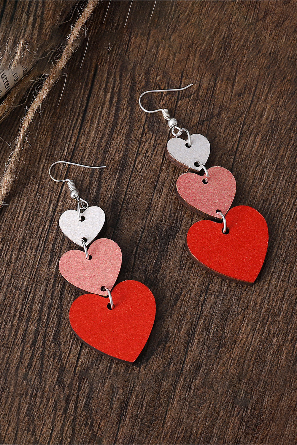 Rosalie Shape Tiered Dangle Earring