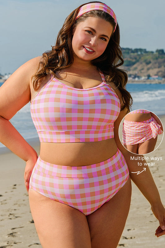 Kali High Waist Bikini PLUS Set