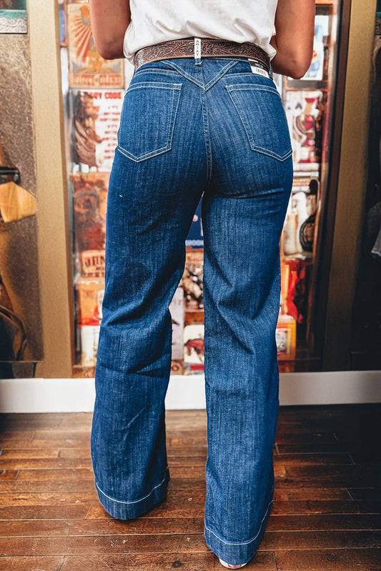 Daria Detail Loose Cuffed Jeans