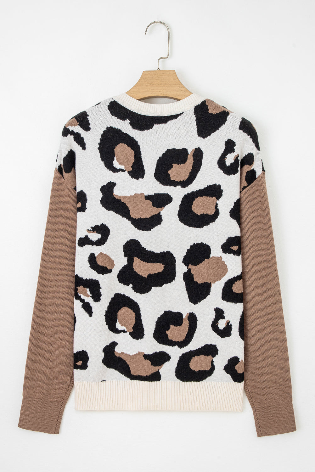 Jocelyn Block Patchwork Sleeve Sweater