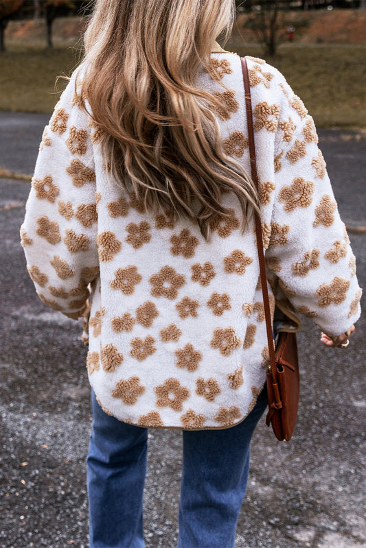 Elisa Pattern Up Fleece Jacket