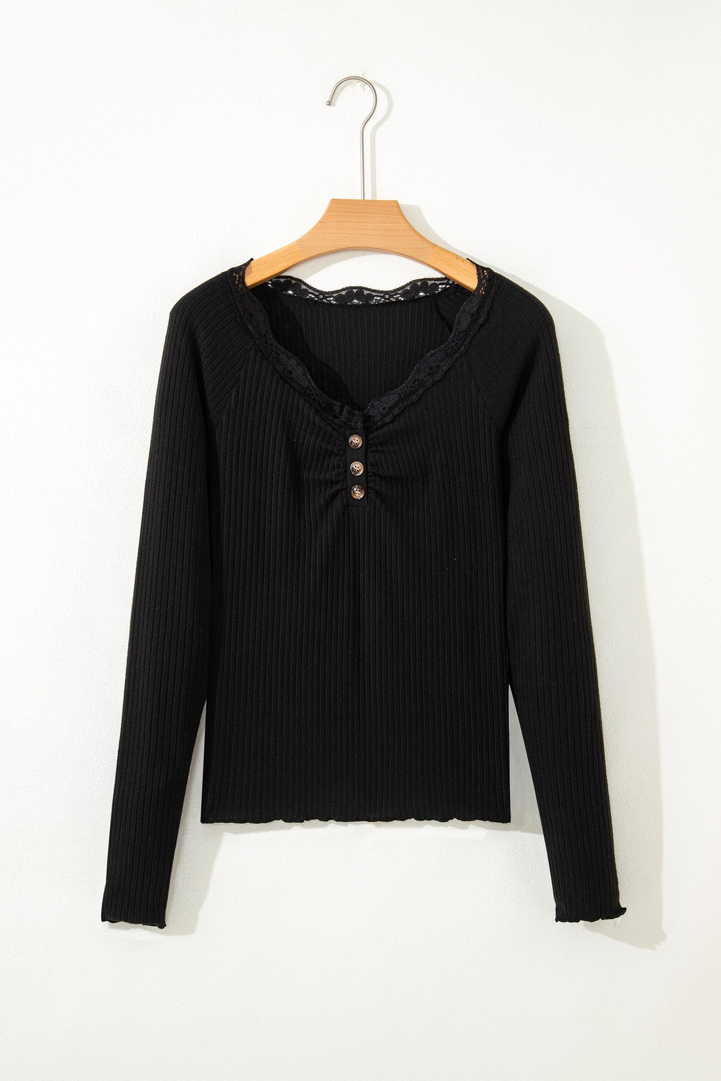 Waverly Sleeve Ribbed top Long Sleeve Top