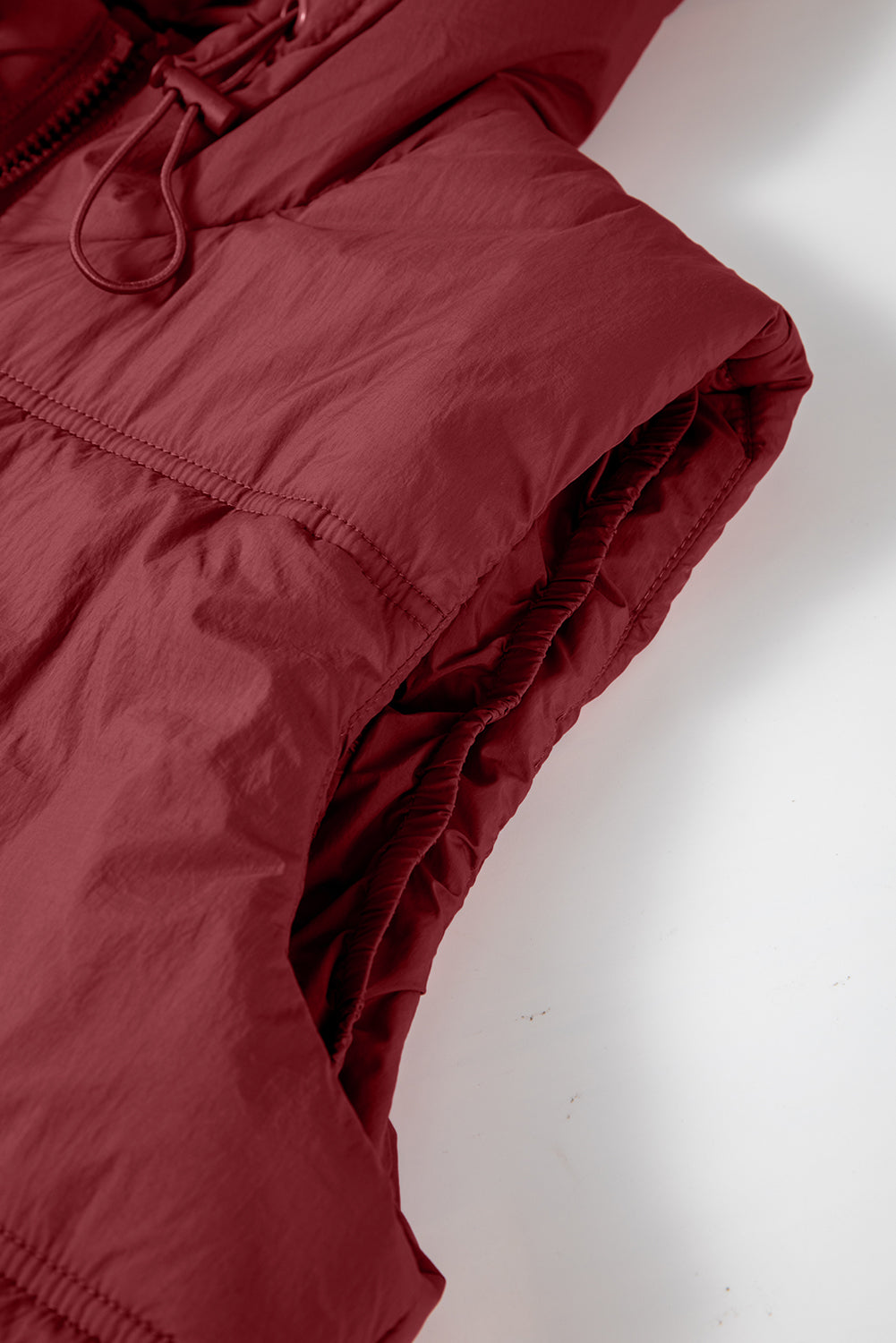 Clare Side Hooded Puffer Vest