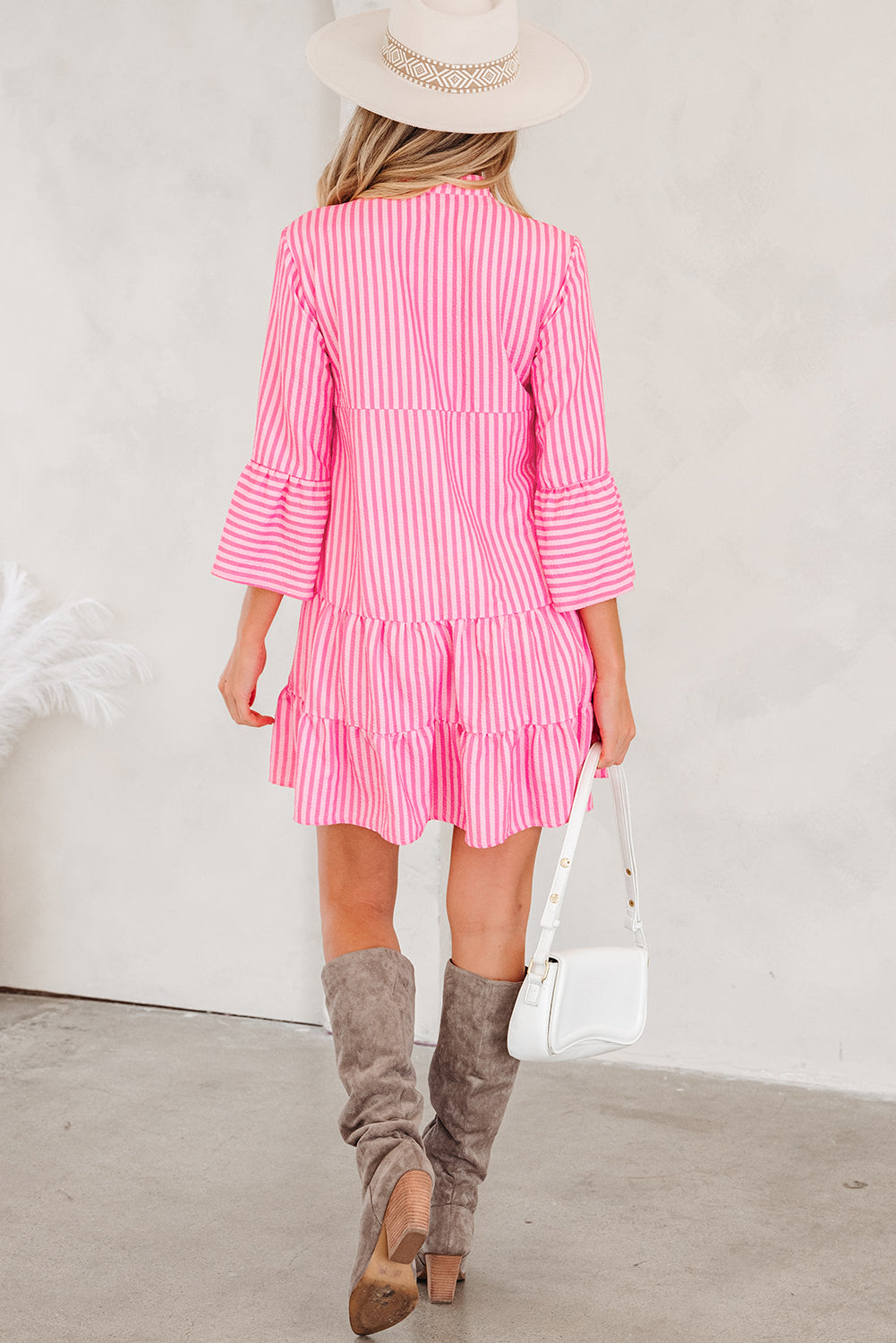 Oaklynn Tiered Flowy Mini Dress
