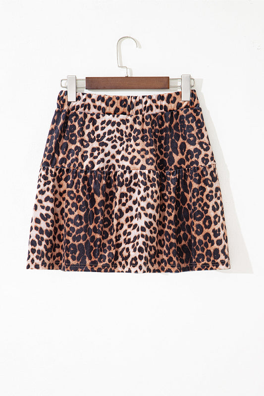Giohana Patchwork Hot Mini Skirt