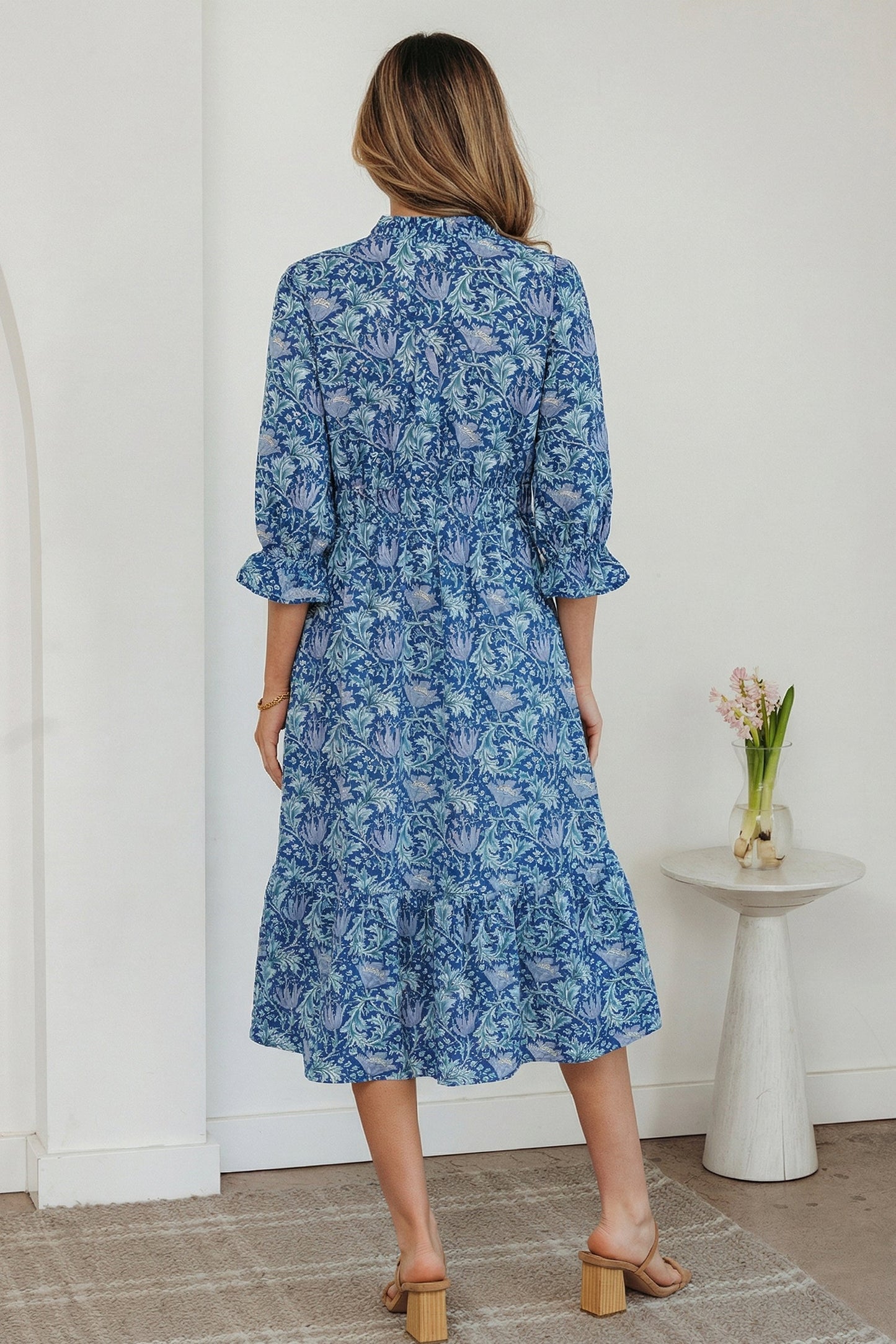 Athena Bracelet Sleeve Long Dress