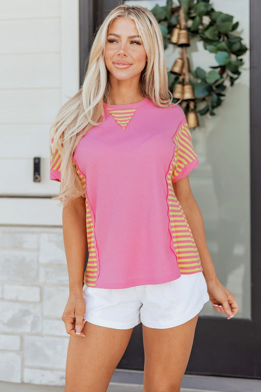 Wynter Patchwork Loose T Shirt