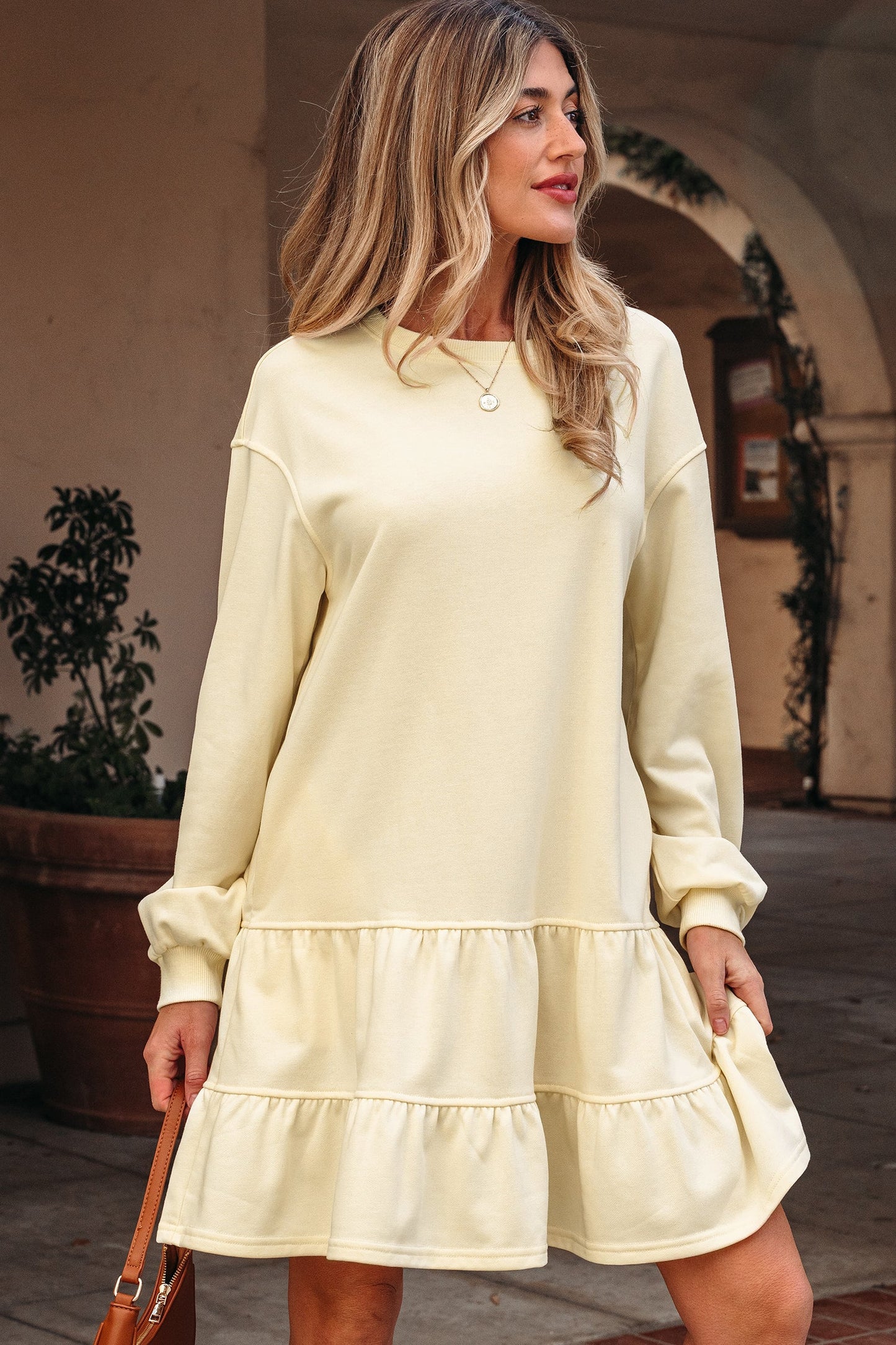Ramona Sleeve Loose Mini Dress