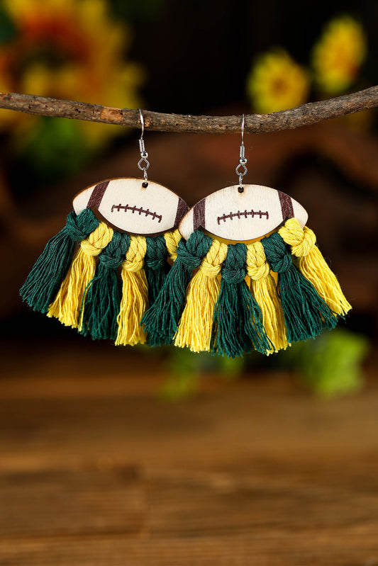 Lottie Braided Tasseled Drop Earrings