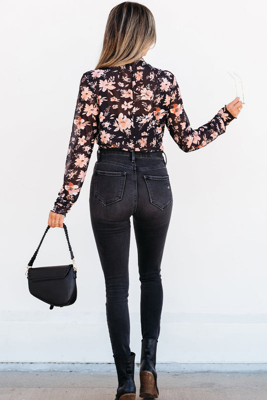 Laura Slim Fit top Long Sleeve Top