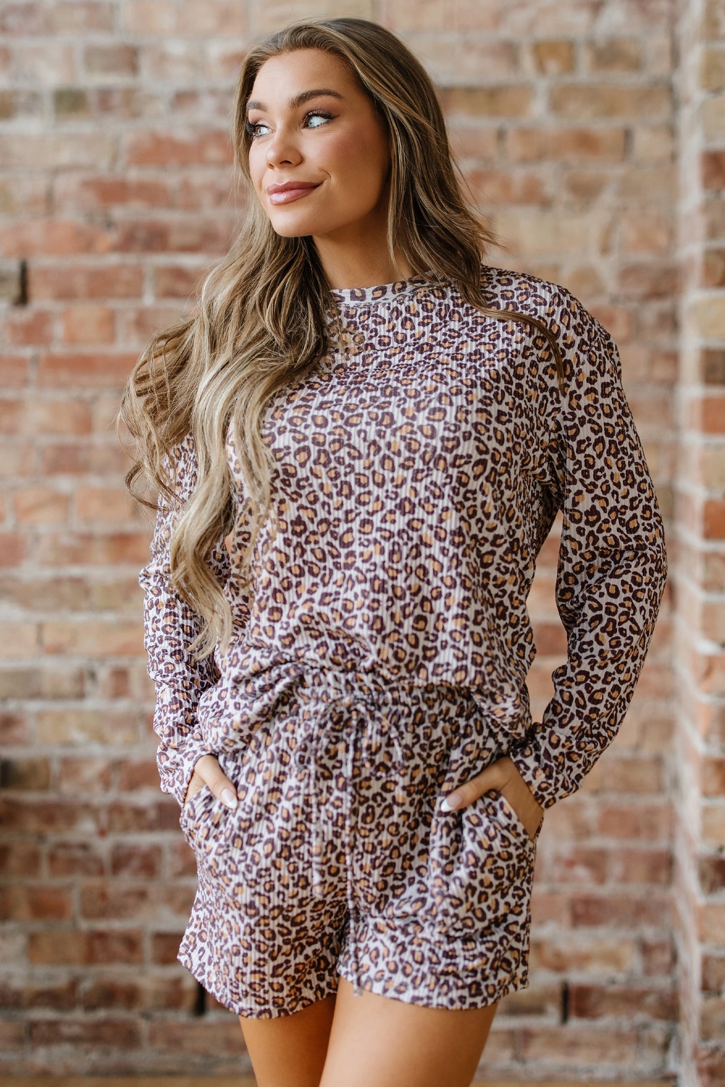 Willow Ribbed Long Sleeve Lounge Set